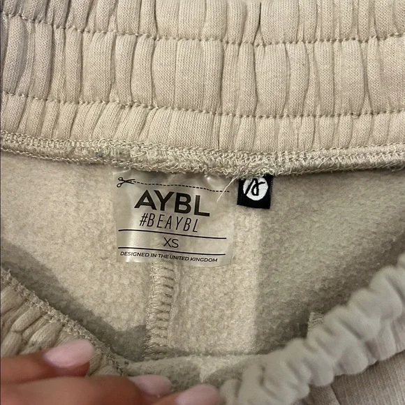 AYBL Women's Athletic Shorts in Beige - Picture 4 of 6